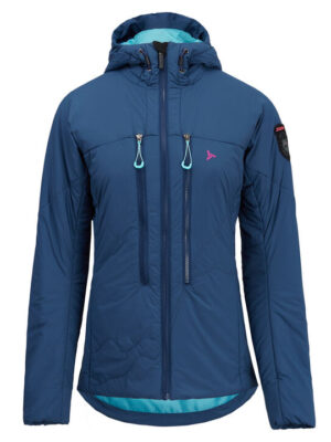 Pánska bunda pre skialpinistov Silvini Lupa WJ2102 navy/turquoise