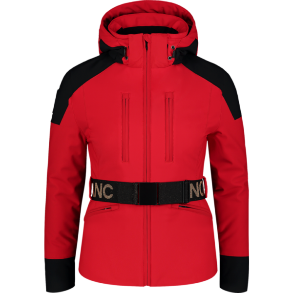 Dámska softshellová lyžiarska bunda Nordblanc Belted červená NBWJL7527_CVA