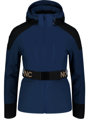 Dámska softshellová lyžiarska bunda Nordblanc Belted modrá NBWJL7527_MHZ