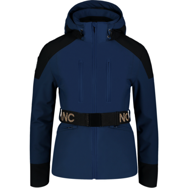 Dámska softshellová lyžiarska bunda Nordblanc Belted modrá NBWJL7527_MHZ